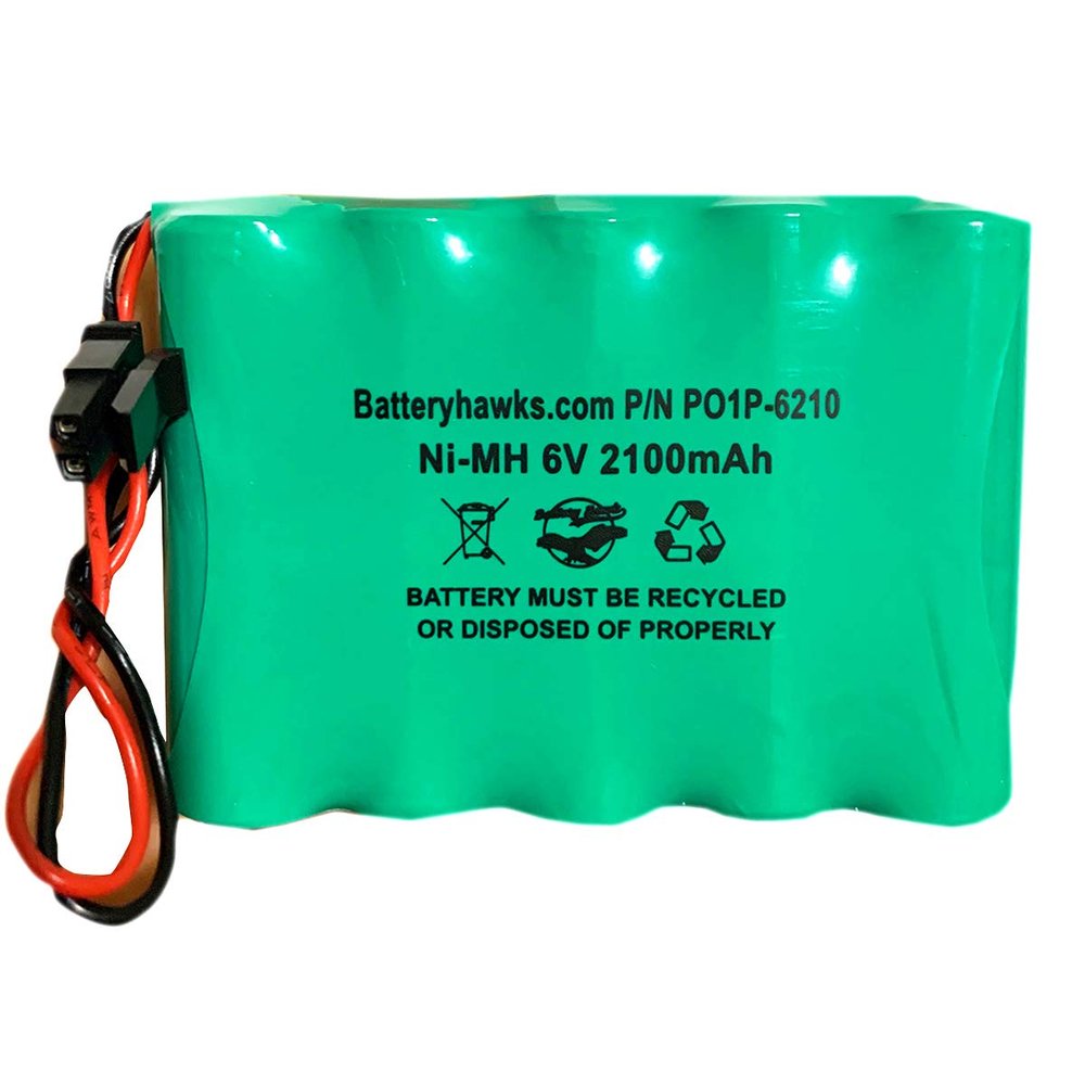 600-XTI-BAT Battery 6v 2100mAh Ni-MH XTi-5 Simon 6VDC UTC Interlogix Alarm Panel