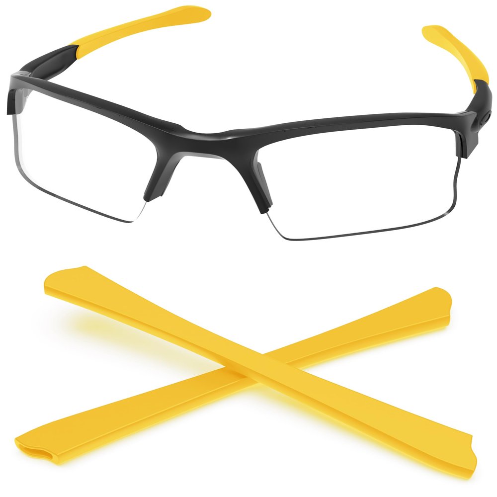 PapaViva 1 Pair Replacement Ear Socks for Oakley Quarter Jacket - Yellow