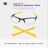PapaViva 1 Pair Replacement Ear Socks for Oakley Quarter Jacket - Yellow view 2