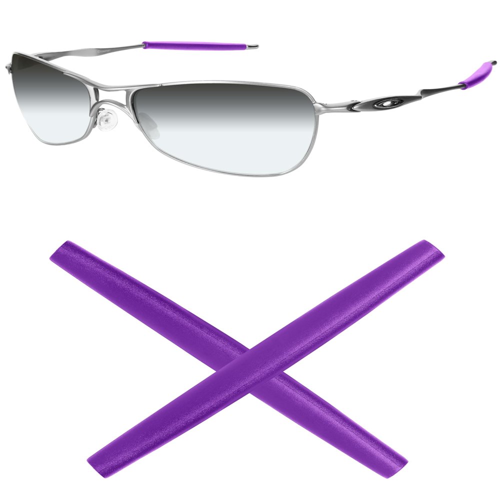 Mryok Replacement Earsocks for Oakley Crosshair 1.0 Sunglass - Purple