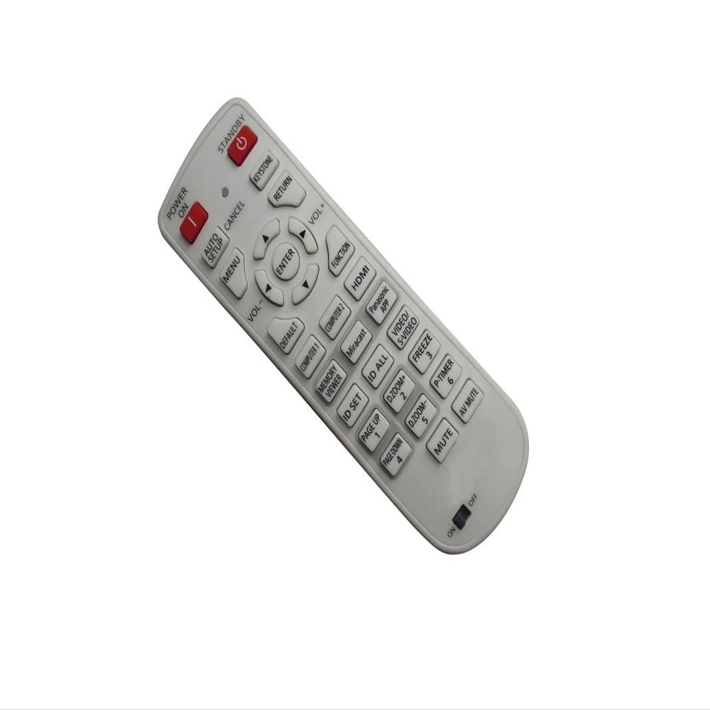 HCDZ Replacement Remote Control for Panasonic 6451049759 PT-VX400NTE PT-VX400NT PT-VX400NTU XGA Conference Room 3LCD Projector