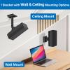 Angle Adjustable Speaker Mount for Bose Speaker Wall Mounts - Wall & Ceiling Mount for Bose UB-20 Series II, SoundTouch, CineMate, Lifestyle, Acoustimass, Cube Surround Sound Speakers Bracket, Black view 4