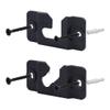 Seayoo 1 Pair of Black Wall Mount Bracket AH96-03064A for Samsung Soundbar HWH750 HW-H750 HW-H450 HW-J355 HWH751 HW-H751 HWJM25 HW-JM25 HWJM45C HW-JM45C HW-JM45C/ZA Soundbar Wall Hooks view 2