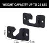 Seayoo 1 Pair of Black Wall Mount Bracket AH96-03064A for Samsung Soundbar HWH750 HW-H750 HW-H450 HW-J355 HWH751 HW-H751 HWJM25 HW-JM25 HWJM45C HW-JM45C HW-JM45C/ZA Soundbar Wall Hooks view 3