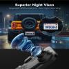 WOLFBOX G840S 12" 4K Mirror Dash Cam Backup Camera, 5.8GHz WiFi Smart Rearview Mirror for Cars & Trucks, Front and Rear View Dual Cameras, Night Vision, Parking Assistance, Included 32GB Card & GPS view 3