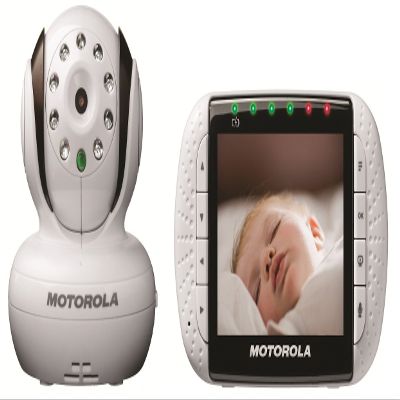 Motorola MBP36 Remote Wireless Video Baby Monitor withColor LCD Screen (Renewed)