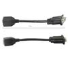 XMSJSIY DB9 RS232 to RJ45 Extender, DB9 9-Pin Serial Port Female&Male to RJ45 CAT5 CAT6 Ethernet LAN Extend Adapter Cable-2pcs (2-Cable) view 3
