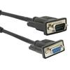 XMSJSIY DB9 RS232 to RJ45 Extender, DB9 9-Pin Serial Port Female&Male to RJ45 CAT5 CAT6 Ethernet LAN Extend Adapter Cable-2pcs (2-Cable) view 4