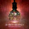 Porseme 3D Fireworks Decorative Light Bulb, E26 Base, 7W, 2-Pack G125 view 4