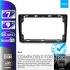 UGAR 7 inch / 9 inch Compatible for Citroen C2 2003-2009;C3 2001-2010;Berlingo 2008+;Jumpy 2007-2016/PEUGEOT(207) 2006-2012 Radio Dash Kit view 2