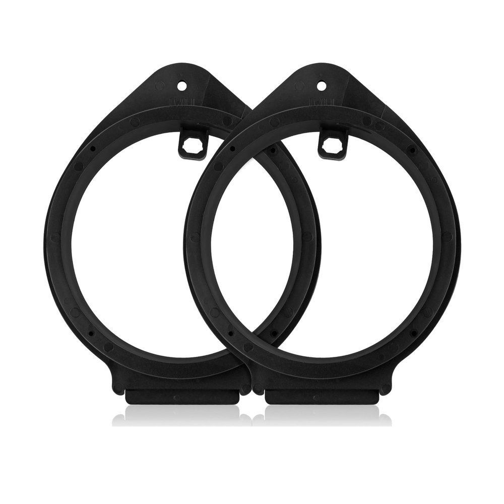 RED WOLF Front/Rear Door 6.5" Inch Aftermarket Speaker Update Install Speaker Adapter Bracket Spacers for Chevrolet 2006-2021, GMC 2006-2020, Some Cadillac, Buick, Pontiac