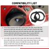RED WOLF Front/Rear Door 6.5" Inch Aftermarket Speaker Update Install Speaker Adapter Bracket Spacers for Chevrolet 2006-2021, GMC 2006-2020, Some Cadillac, Buick, Pontiac view 2