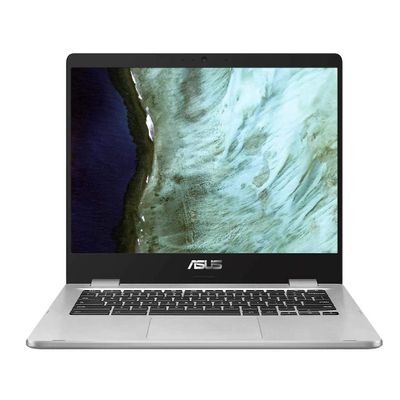 ASUS Chromebook Laptop- 15.6" HD Anti-Glare NanoEdge Display, Intel Dual Core Celeron N3350 Processor, 4GB RAM, 64GB eMMC, 180 Degree Hinge, Chrome OS- C523NA-BCLN6 Silver