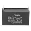 Yanmis Motor Capacitor, CBB61 Plastic Capacitor for Gasoline Generator Starting & Fan Motor, 350VAC 12UF view 1