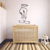 Angel Halo Character Cartoon Wall Sticker Art Decal for Girls Boys Room Bedroom Nursery Kindergarten House Fun Home Decor Stickers Wall Art Vinyl Decoration Size (20x18 inch) view 2