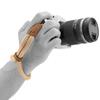 MegaGear Leather & Cotton Camera Wrist Strap - Secure Hand Grip, Adjustable Anti-Drop Hand Strap Compatible with Canon Nikon Sony DSLR SLR Cameras, Cinnamon view 1