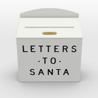 Jefuzh Hearth and Hand by Magnolia Letters to Santa Mailbox White