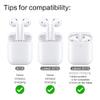 Compatible with Airpods 2 & 1  Shockproof TPU Gel Portable Protection Soft Case Cover Skin with Carabiner Clip Keychain (Golden Crown Princess) view 2