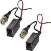 Triplett GEM CCTV Balun, BNC Male with Power Lead, RJ45 Female, 1 Pair (BLN-PVRJ452) view 1