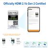 Fusion8K HDMI 2.1 Certified Cable Supports 10K 8K @60Hz and 4K @120Hz Compatible with All TVs, BluRay, Xbox Series X, PS5 (10 Feet) view 3