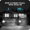 ANNKE 5MP Super HD Security Camera, IP67 Waterproof Bullet TVI Add-on Surveillance Camera for Outdoor & Indoor Use, Smart IR and EXIR 100ft/30m Night Vision view 3
