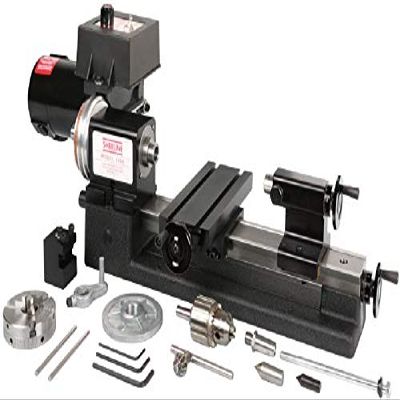Sherline 4100A Metric Version 8" Lathe + The A Package. (CNC Upgrade not Included but can be Purchase Separately.)