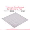 SOFIALXC Silicone Pad Gpu CPU Thermal Pads Cooler Conductive Heatsink Gray 20x20mm Double Sided Viscous 100pc-Thickness 3mm view 3
