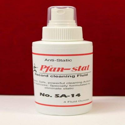 Anti-Static LP Vinyl Spray Cleaner Pfan-Stat Pfanstiehl Record Cleaning Fluid
