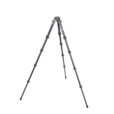 3 Legged Thing Legends Jay Carbon Fibre Levelling Base Tripod - Adjustable Camera and Video Levelling-Base Travel Tripod with 3 Detachable Legs - Metallic Slate Grey (Jay)