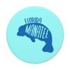 Florida Manatee Souvenir Sea Cow Gift Idea PopSockets PopGrip: Swappable Grip for Phones & Tablets view 3