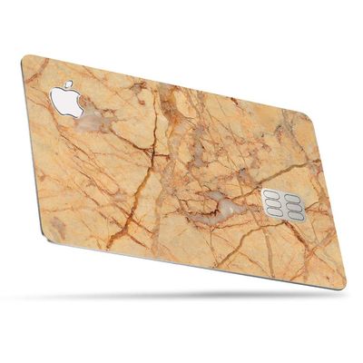 MightySkins Skin for Apple Card - Amber Marble | Protective, Durable, and Unique Vinyl Decal Wrap Cover | Easy to Apply, Remove, and Change Styles | Made in The USA