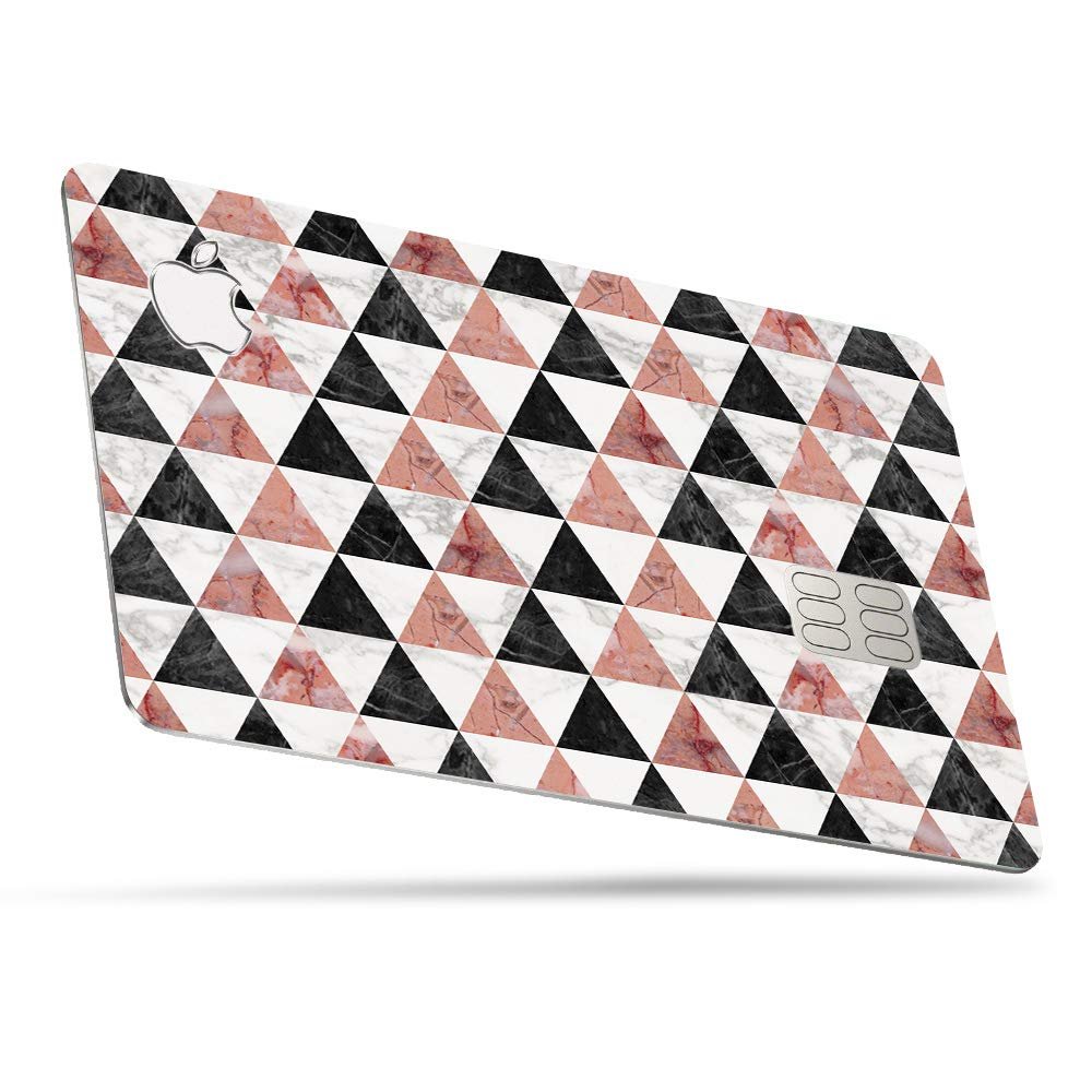 MightySkins Skin for Apple Card - Marble Pyramids | Protective, Durable, and Unique Vinyl Decal Wrap Cover | Easy to Apply, Remove, and Change Styles | Made in The USA