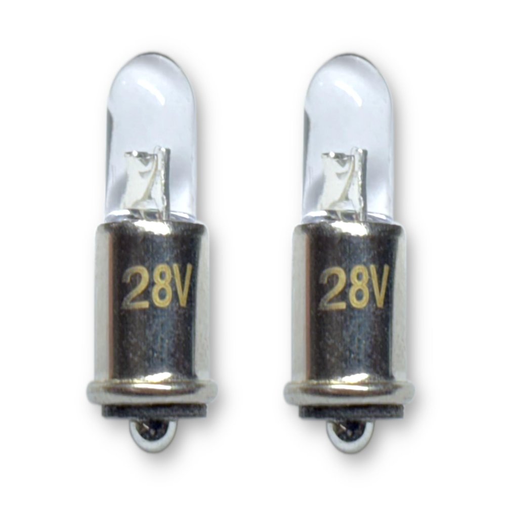 #327 LED Replacement Bulb | 28-Volt DC | Bi-Polar Contacts | Midget Flanged Base | Replaces Filament Bulb Numbers: 327, 387, 376, S3368-2, MS25237-327, AN3140-327 (2-Pack; Green)