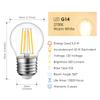 LVWIT G14 LED Filament Globe Bulb Dimmable, 5.5W Eqv 60W 2700K Warm White view 2