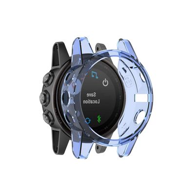 DKEnjoy Soft TPU Protector Shock-Proof Ultra Slim Cover Accessories Case Protection Shell for Garmin Fenix 5S/5S Plus Smartwatch (Blue)