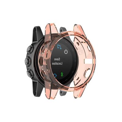 DKEnjoy Soft TPU Protector Shock-Proof Ultra Slim Cover Accessories Case Protection Shell for Garmin Fenix 5S/5S Plus Smartwatch (Orange)