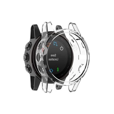 DKEnjoy Soft TPU Protector Shock-Proof Ultra Slim Cover Accessories Case Protection Shell for Garmin Fenix 5S/5S Plus Smartwatch (Clear)