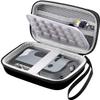 Comecase Microscope Case Compatible with Carson MicroFlip 100x-250x/ for MicroBrite Plus 60x-120x LED Pocket Microscopes, Hard Travel Storage Bag with Mesh Pocket (Black, Case Only) view 1