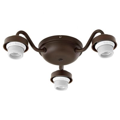 Quorum Brewster 2360-9186, 3-Light Kit, 27 Total Watts, Oiled Bronze