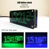 Compact DIY Digital LED Clock Kit, 5V Patch Digital Lattice Electronic DIY Clock Kit in Acrylic Appearance with Temperature Prompt view 3