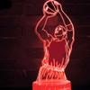 Jinnwell 3D Basketball Dunk Night Light Lamp Illusion Led 7 Color Changing Touch Switch Table Desk Decoration Lamps Acrylic Flat ABS Base USB Cable Toy (Bus) view 4