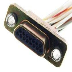 096512-0064, Micro D Sub Connector - 15 Contacts - Plug - MDM Series - Crimp - Cable Mount - Gold Plated