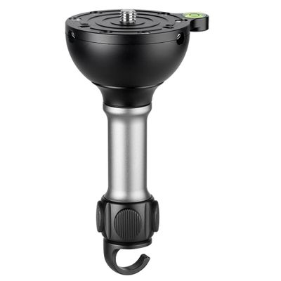 LEOFOTO YB-75LP 75mm Leveling Half Ball Adapter for Bowl Tripod Long Handle & Sandbag Hook