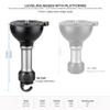 LEOFOTO YB-75LP 75mm Leveling Half Ball Adapter for Bowl Tripod Long Handle & Sandbag Hook view 3
