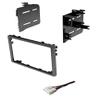 2 Din Car Stereo Kit and Wire Harness - Made for Acura/Honda: 1997-1999 CL, 1996-1998 TL, 1990-2001 Integra, 91-96 Legend, 92-94 Vigor; 1990-1997 Accord, 97-98 CR-V, 95-98 Odyssey, 92-98 Prelude view 1