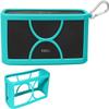 Alltravel Silicone Sleeve for DOSS SoundBox Plus Portable Wireless Bluetooth Speaker, Full 6 Directions Protection from Shock, Shake and Drop, Best Match in Color and Shape, with Carabiner (Blue) view 1