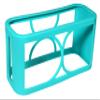 Alltravel Silicone Sleeve for DOSS SoundBox Plus Portable Wireless Bluetooth Speaker, Full 6 Directions Protection from Shock, Shake and Drop, Best Match in Color and Shape, with Carabiner (Blue) view 2