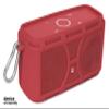 Silicone Cover Skin for DOSS SoundBox Touch Wireless Bluetooth and SoundBox Bluetooth Speaker by Alltravel, Full 6 Directions Protection, Customized with Color/Shape Matching, Carabiner (Red) view 3
