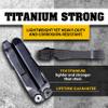 Donk! Pocket Clip for Leatherman Wave, Wave Plus+, Alpha, Surge & Charge AL, ALX, Ti, XTi - Titanium TC4 - Custom Designs - Quick Release - Extra Carry Options 'Norwegian Wood Dark view 3