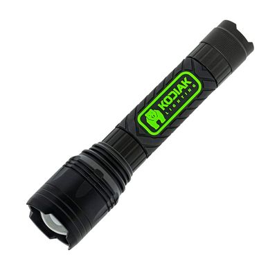 KODIAK Tactical Flashlight, 3500 Lumen Compact LED Flashlight with Rubber Coated Grip, High Power Work Light for Camping, Hiking, Outdoors  2 Light Modes, Durable & Gift-Ready